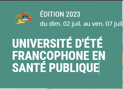 Université d’été Francophone en Santé Publique